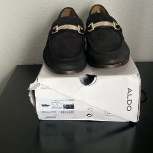 Men’s Aldo black monetto loafers